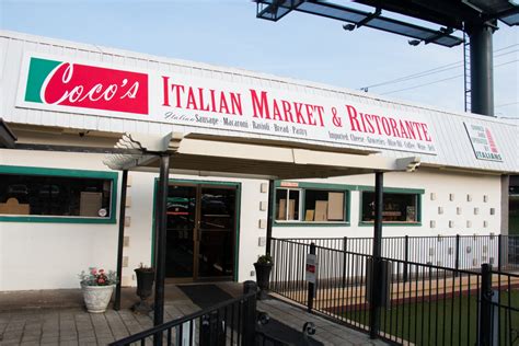 Coco's italian market and restaurant - Coco's Italian Market. 3.8 (638 reviews) Claimed. $$ Italian, Pizza, International Grocery. Edit. Closed 11:00 AM - 9:00 PM. See hours. See all 465 photos. …